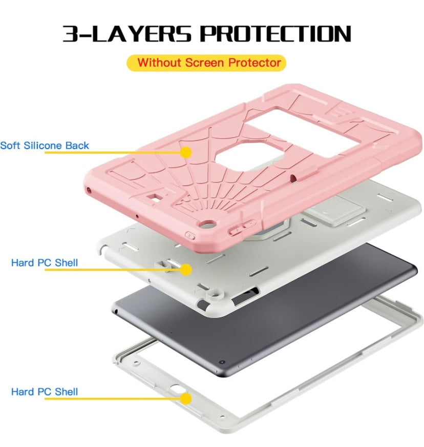 Pink iPad 9th Gen Protective Case