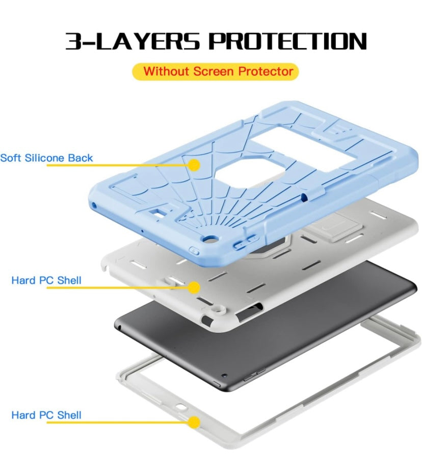 Sky Blue IPad 9th Gen Protective Case