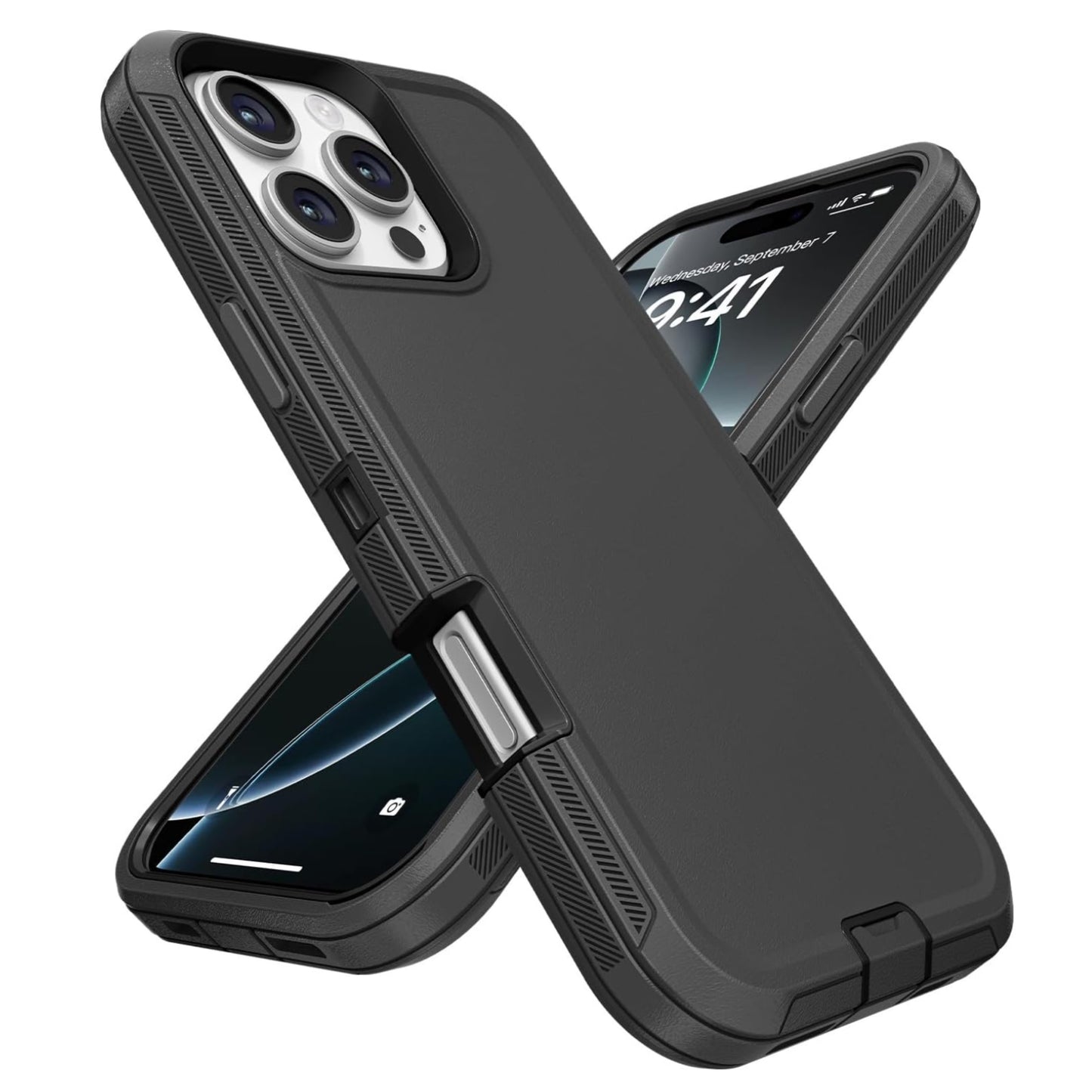 iPhone 16 pro max Black Defender Case