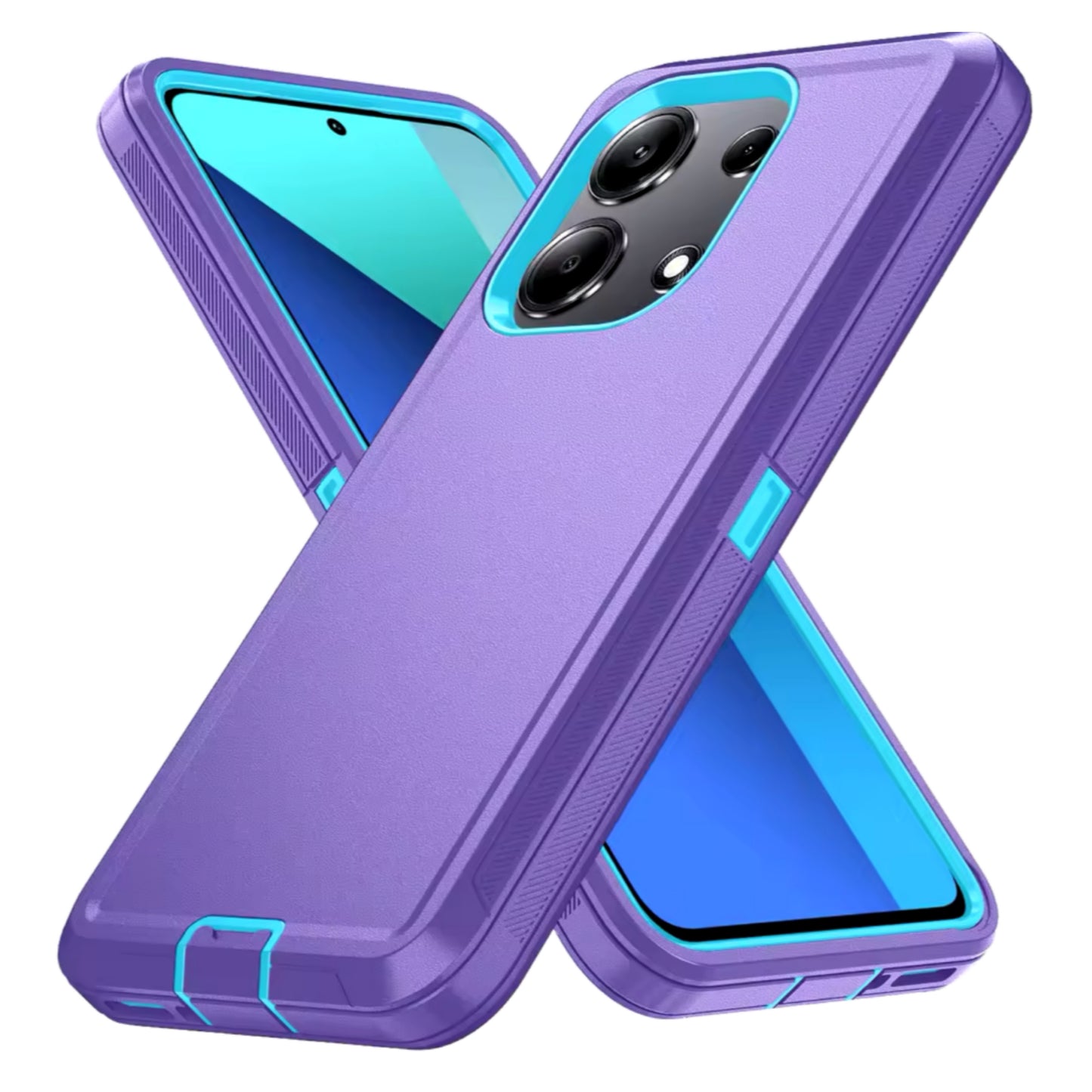 iPhone 16 Plus Purple/Teal Defender Case