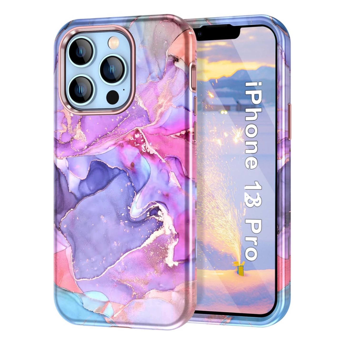 iPhone 12 Pro Max Marble Shockproof Case