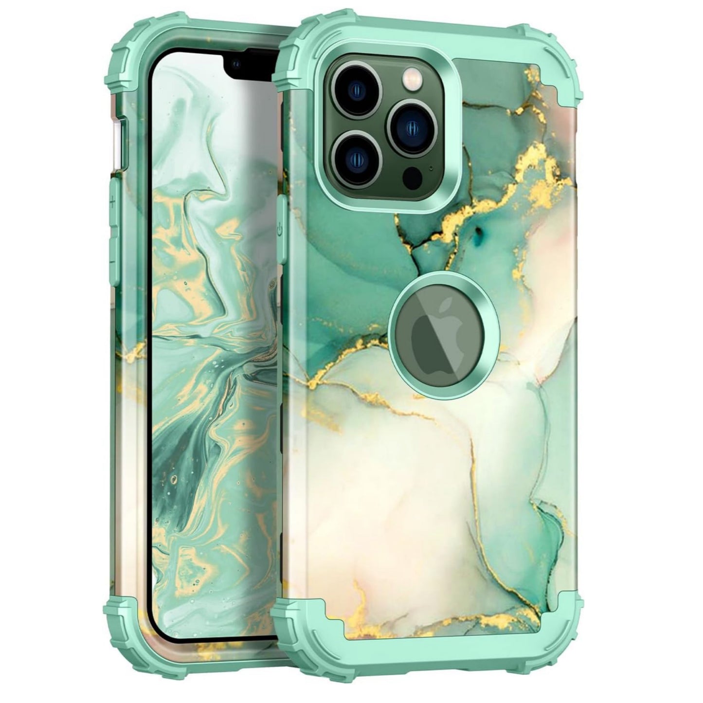 iPhone 13 Pro Max Marble Shockproof Case