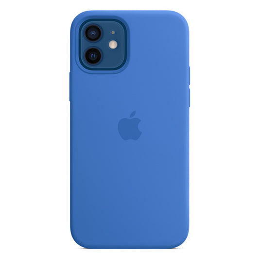 iPhone 12 12Pro Tahoe Blue Apple Silicone Case