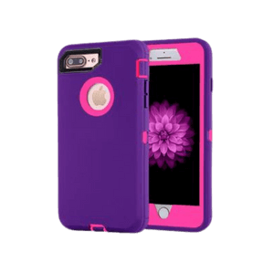 iPhone 8 Plus Purple & Pink Defender Case