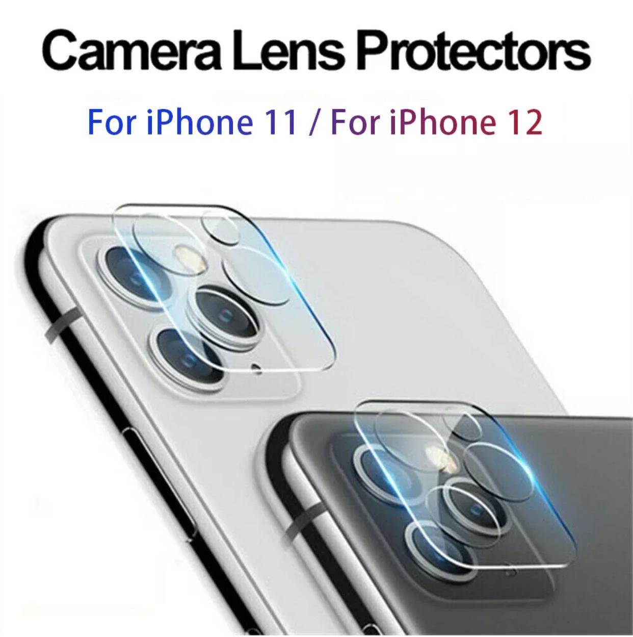 iPhone Full Cover HD Tempered Glass Camera Lens