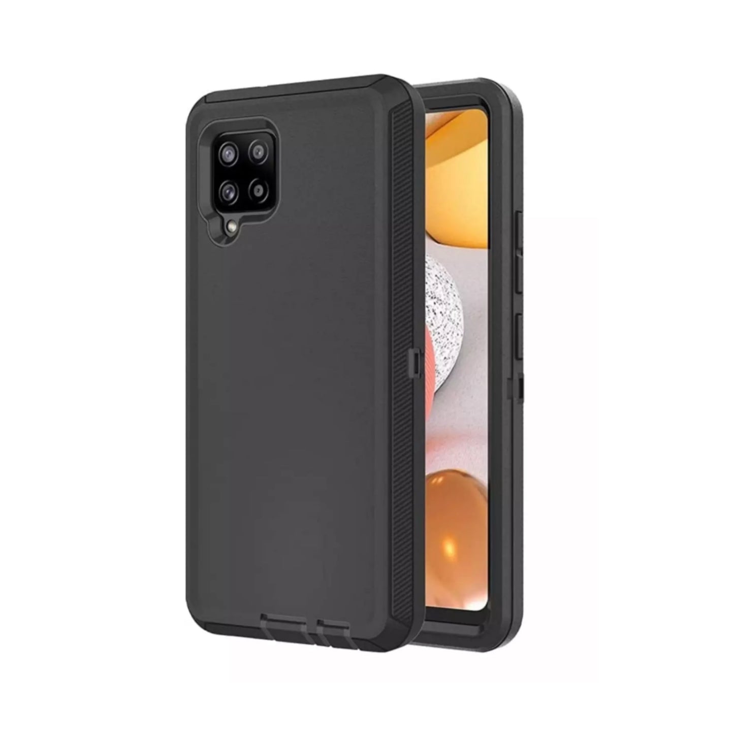 Samsung A12 Black Defender Case