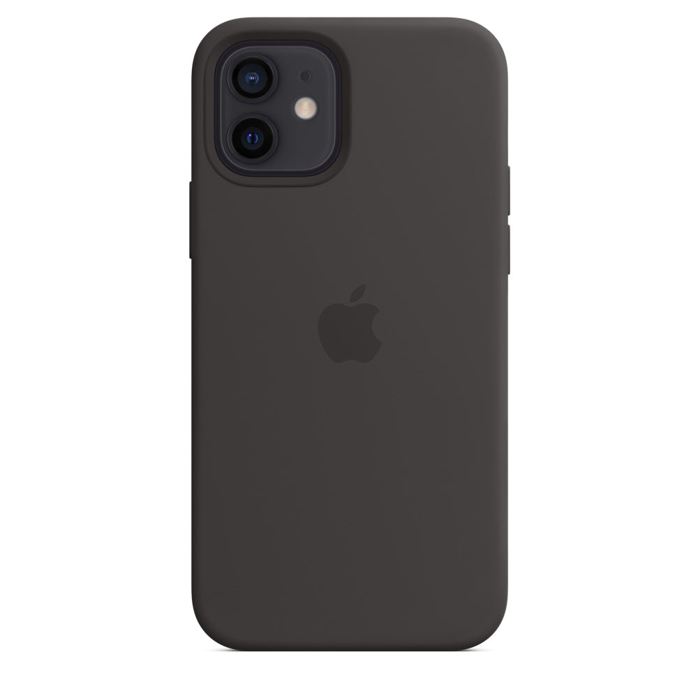 iPhone 12/12pro Black Apple Silicone Case